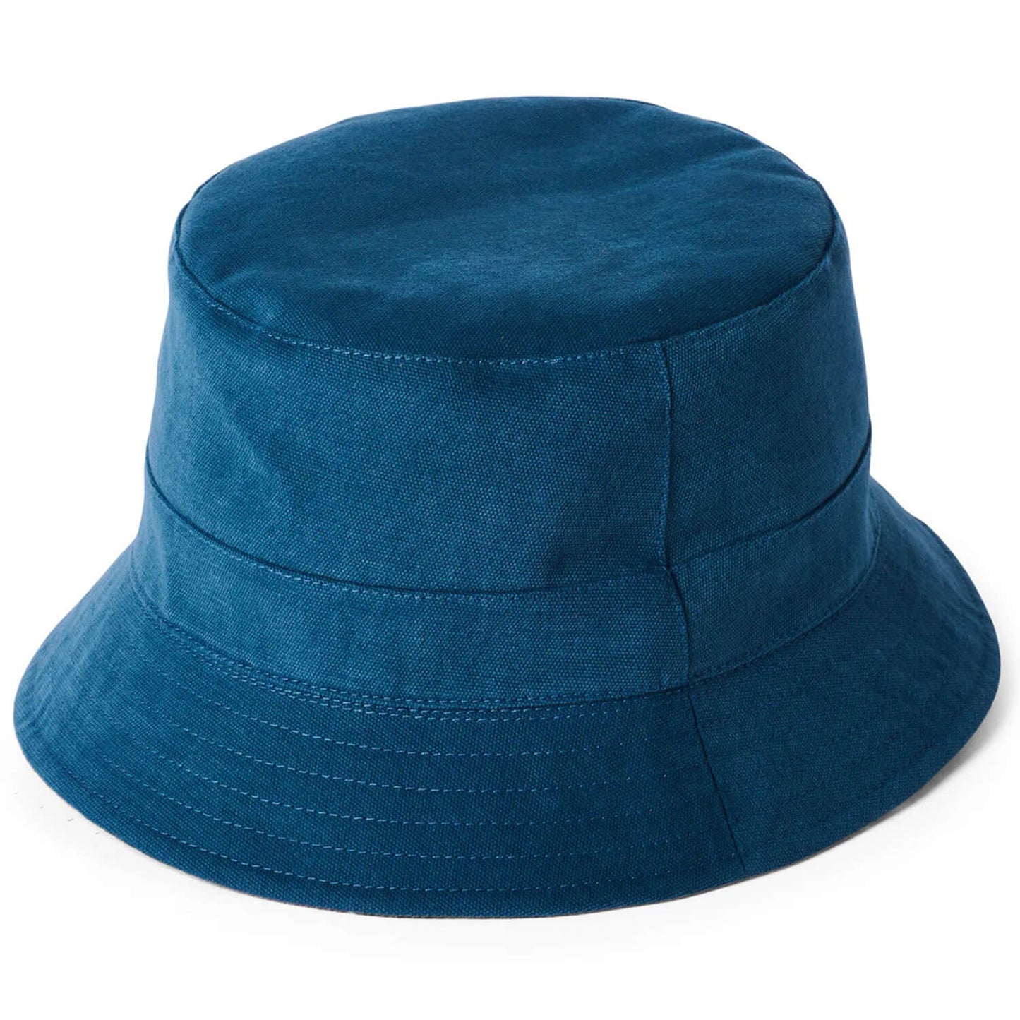 Reversible Bucket Hat, Floral or plain Teal