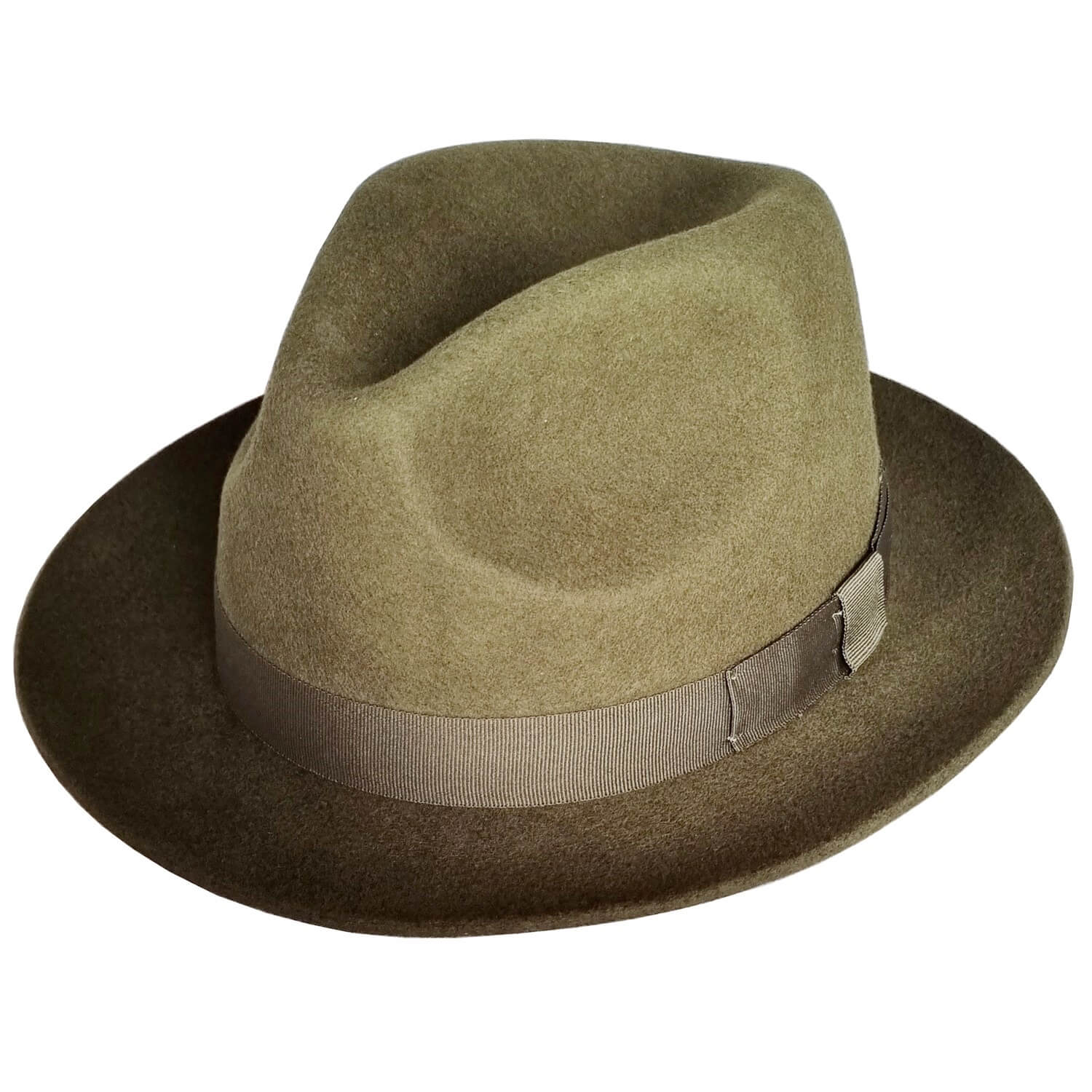 Trilby Hat 100% Wool Felt Black, Grey, Green Fedora Gr8 Hats