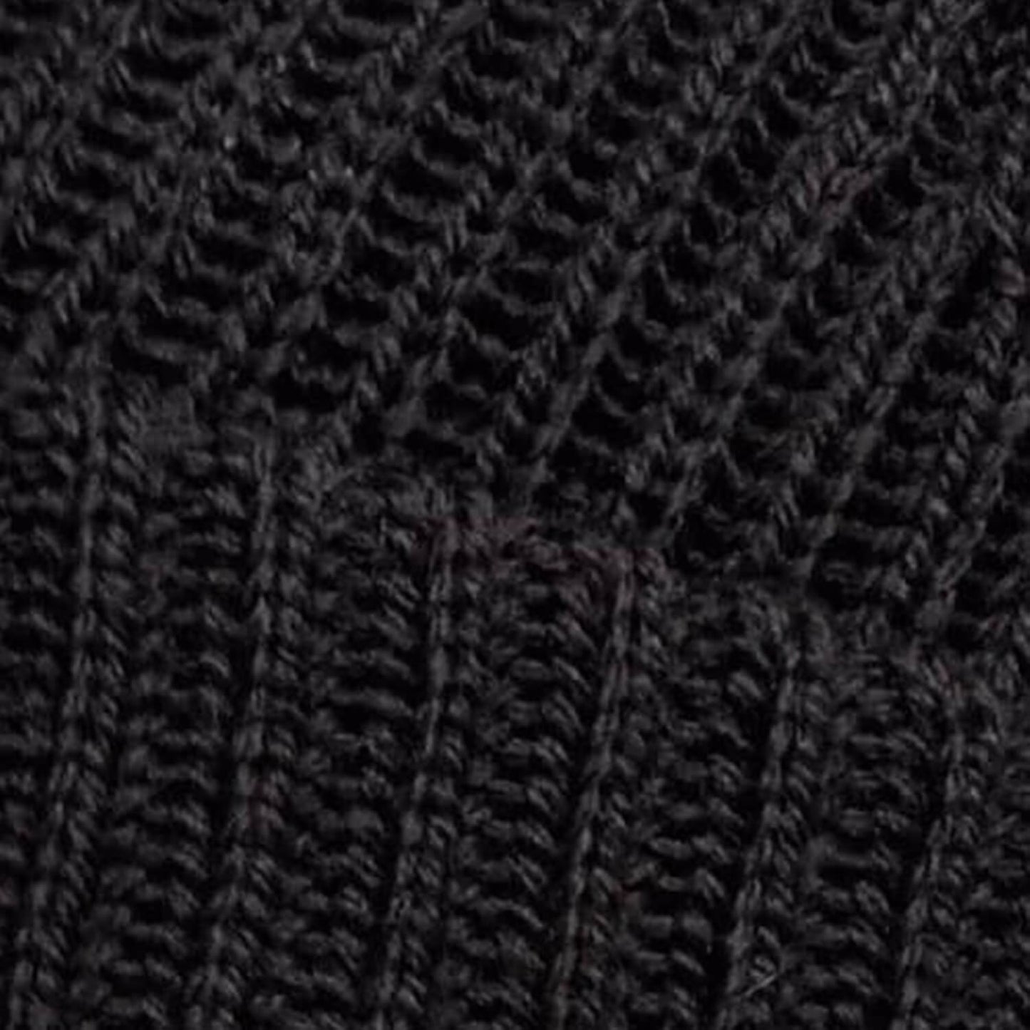 Short Beanie Hat, Black, Docker Hat, Close-up