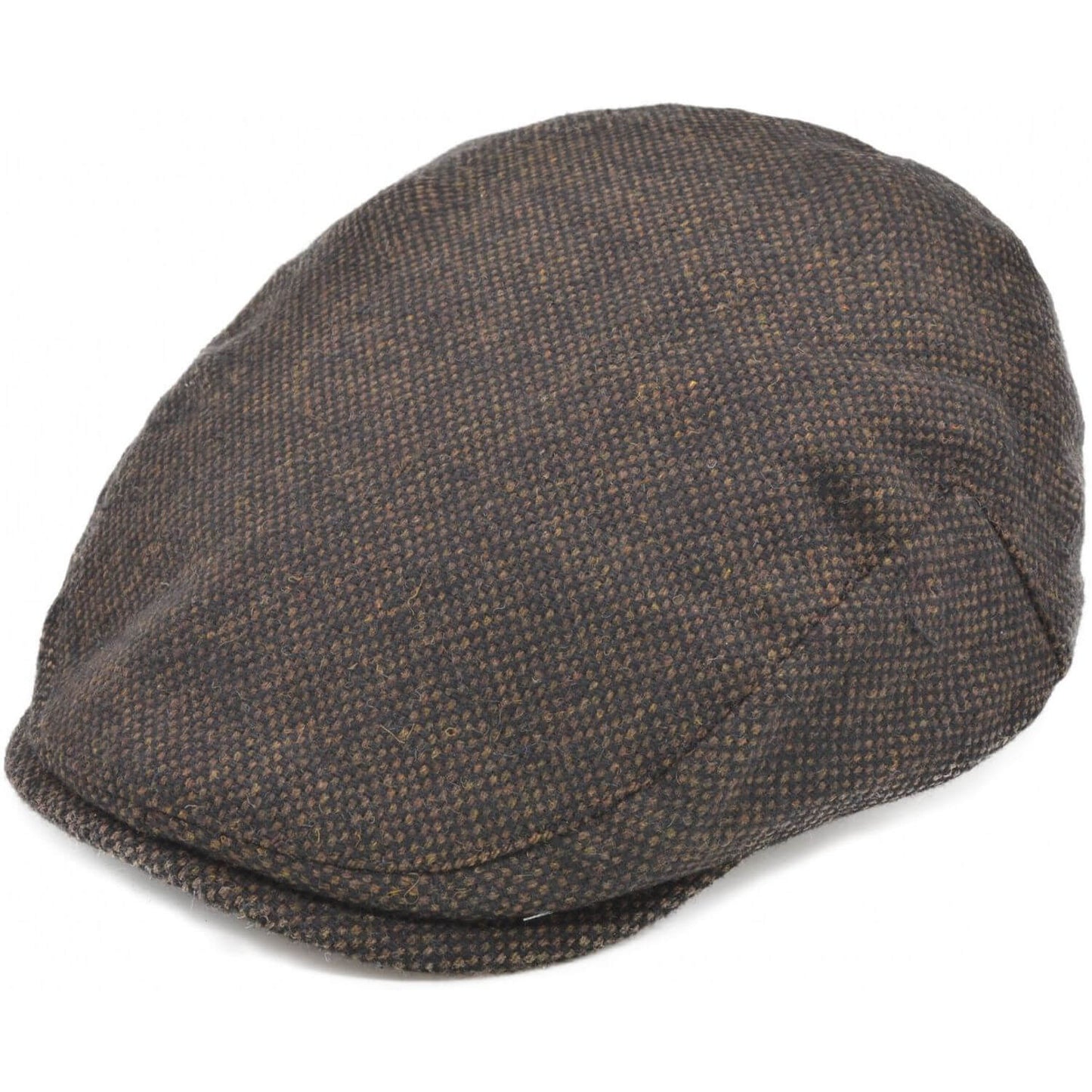 Flat Cap, Brown, Barleycorn Design