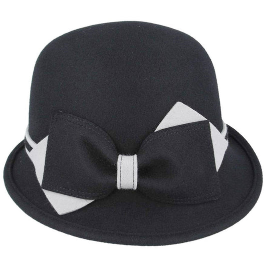 Cloche Hat, Black, 1920s Hats