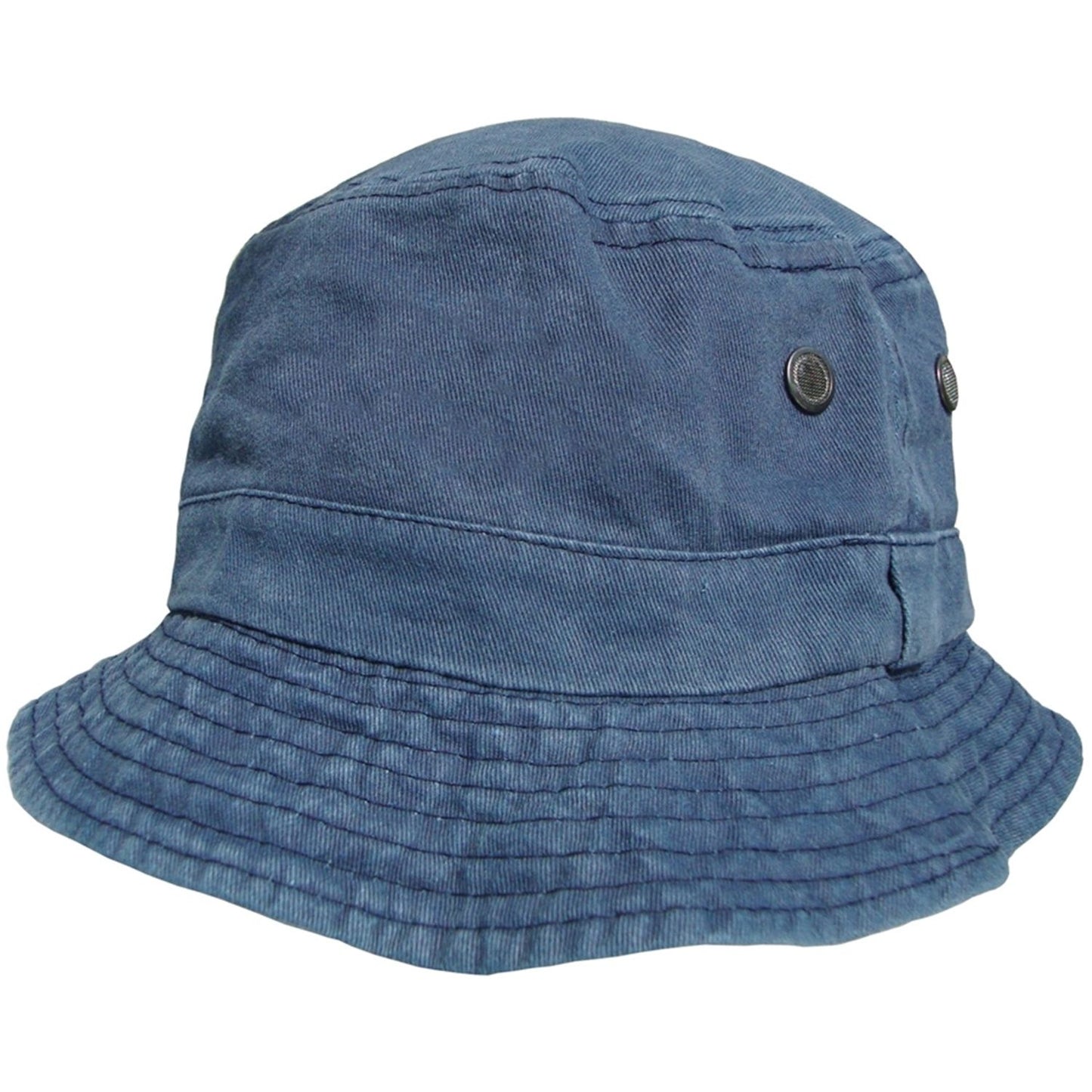 Bucket Hat, Blue, Faded, Fishing, Cap