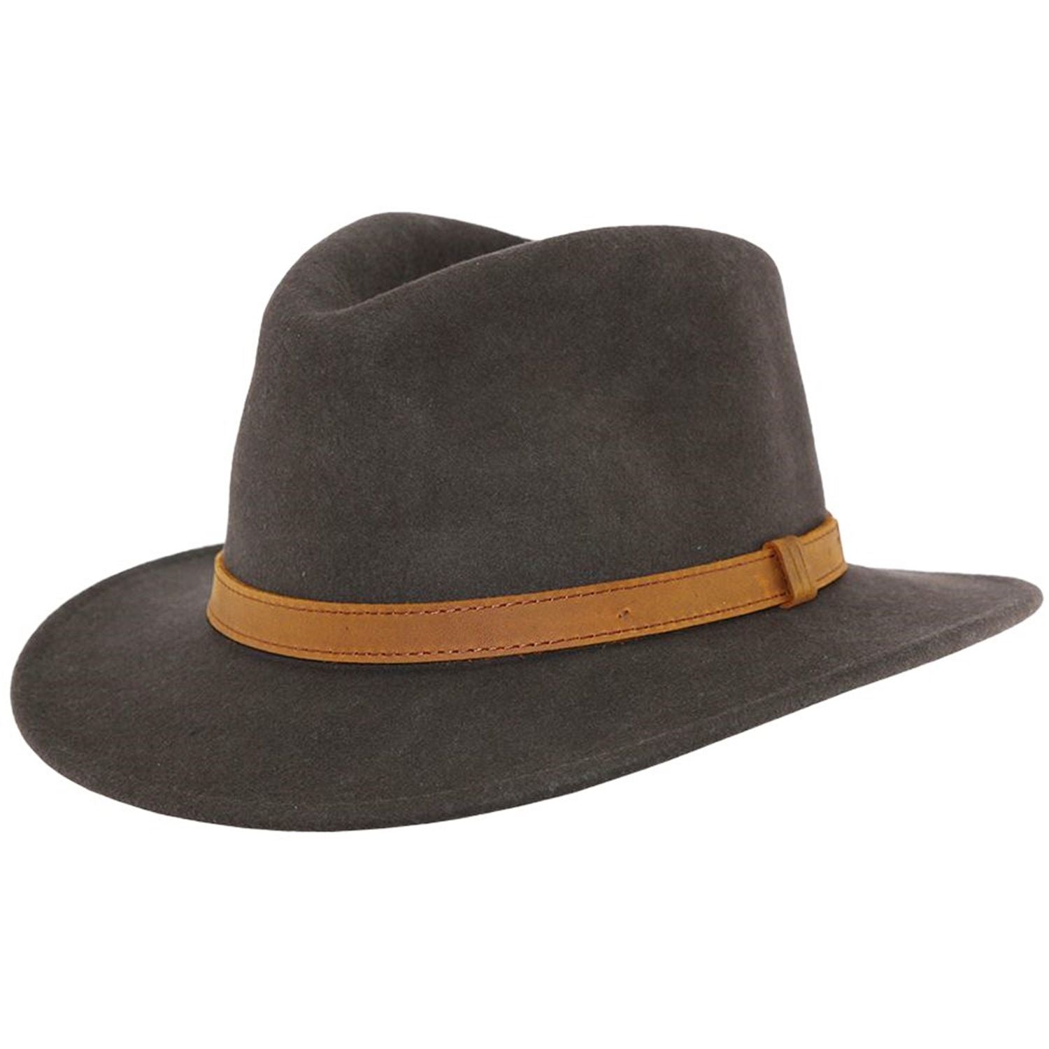 Fedora Hat, Brown, Wool