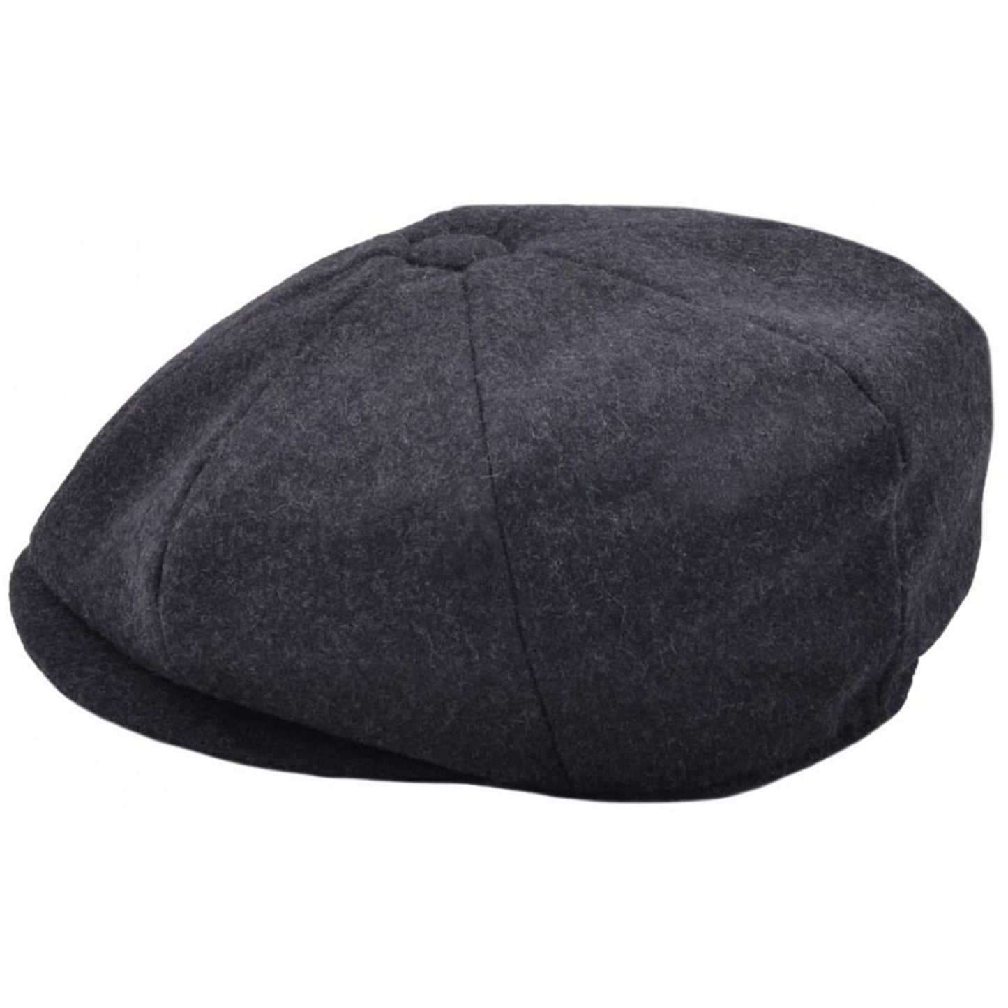 Newsboy Cap, Grey, Plain, Baker Boy, Hat, Side View