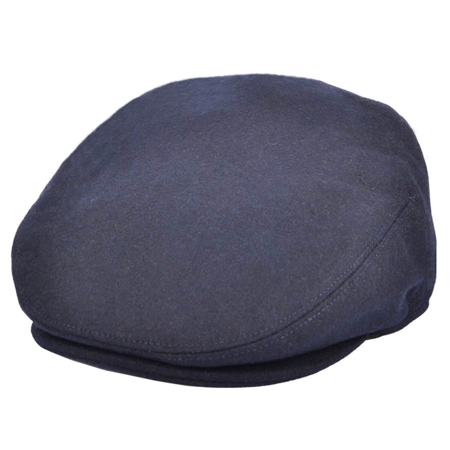 Flat Cap, Navy Blue, Wool, Hat