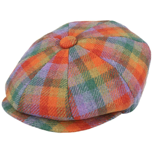 Multicolour Baker Boy Cap, side view