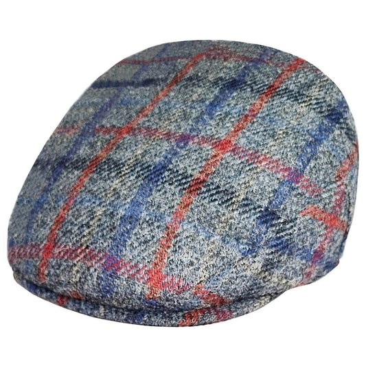 Harris Tweed Flat Cap, Grey