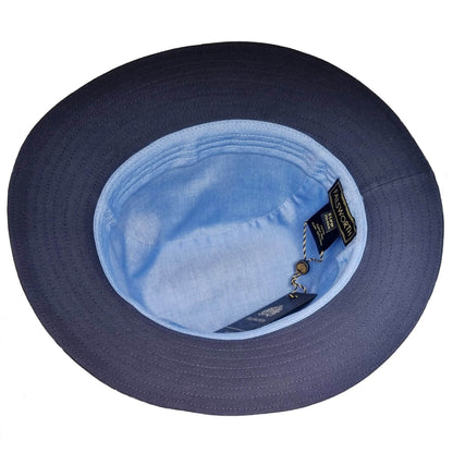 Sun Hat, Navy Blue, Showerproof, Lining View