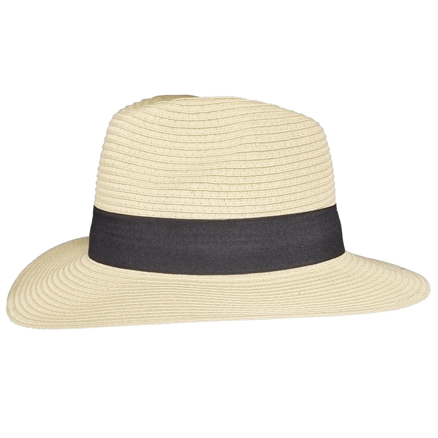 Straw Fedora Hat, Cream, Panama