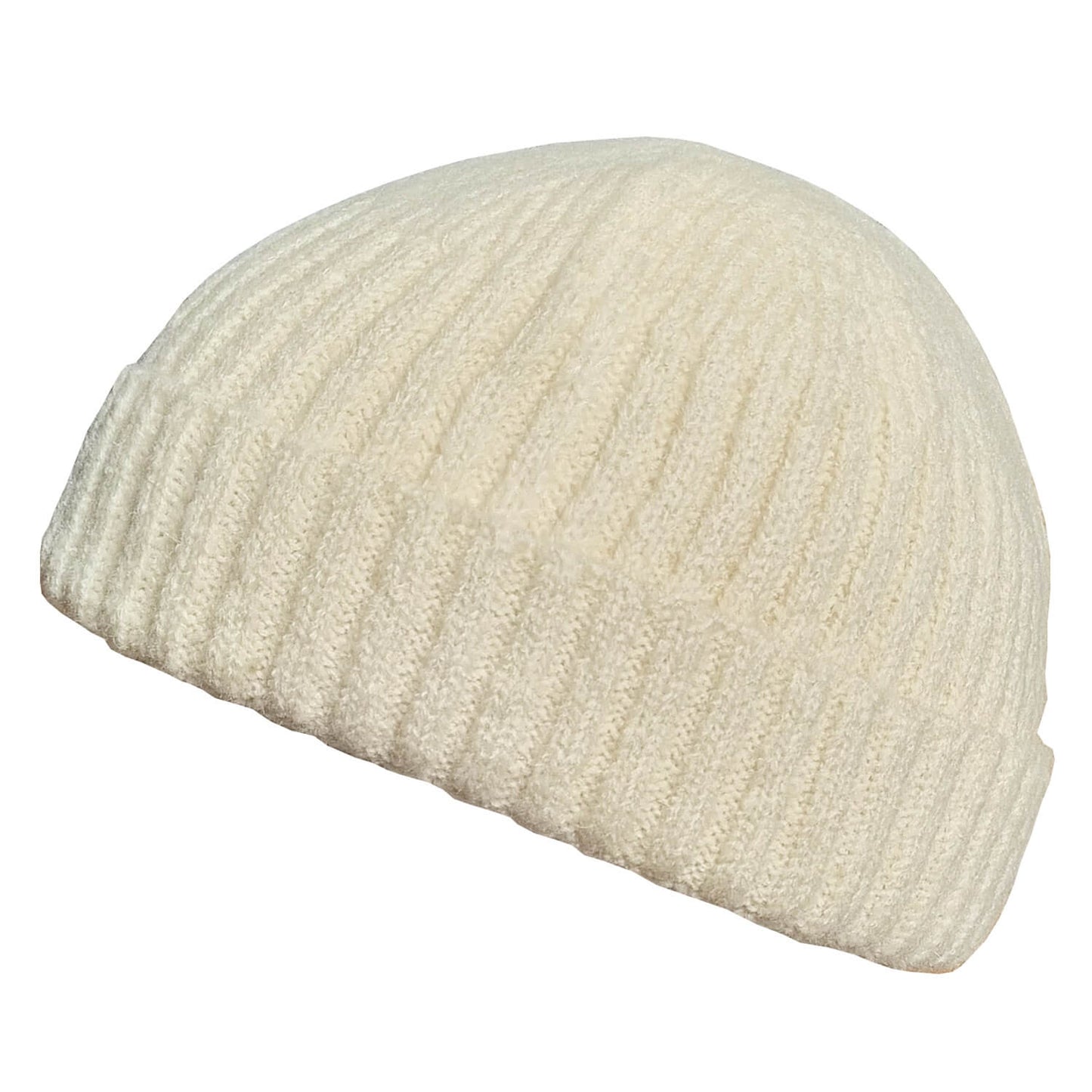 Docker Beanie, Pale Beige, Short Beanies