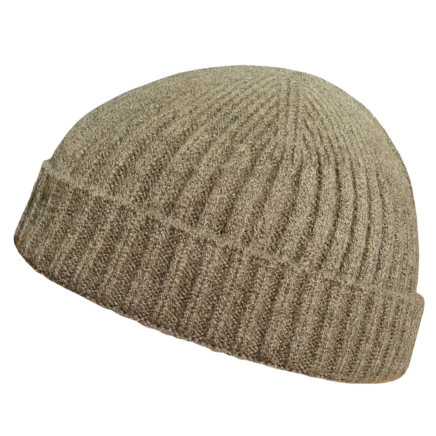 Docker Beanie, Khaki, Short Beanies