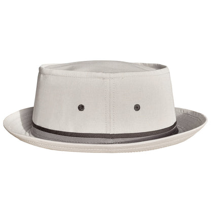 Bucket Hat Lightweight Pork Pie Style Sun Hats - Blue, Grey - Dorfman Pacific