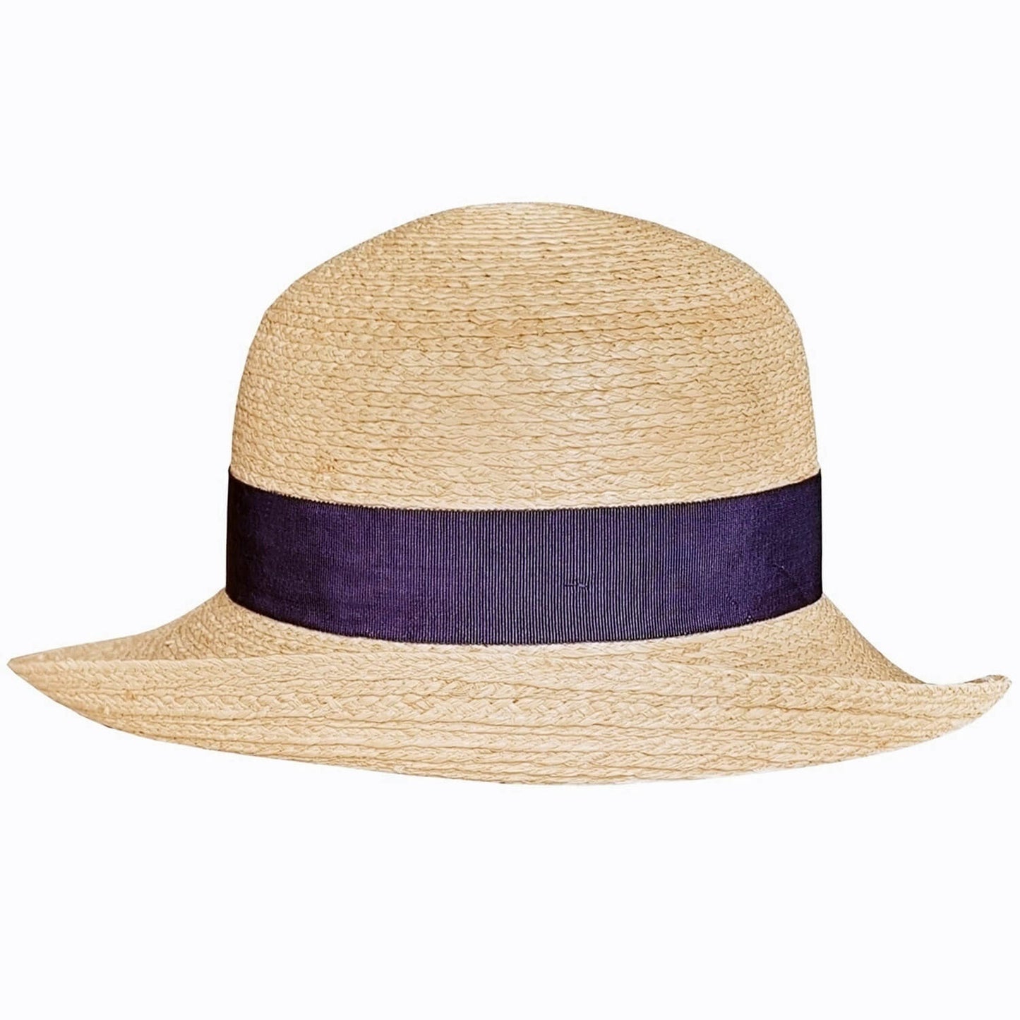 Wide Brim Sun Hat, Natural, Straw, Failsworth, Front View