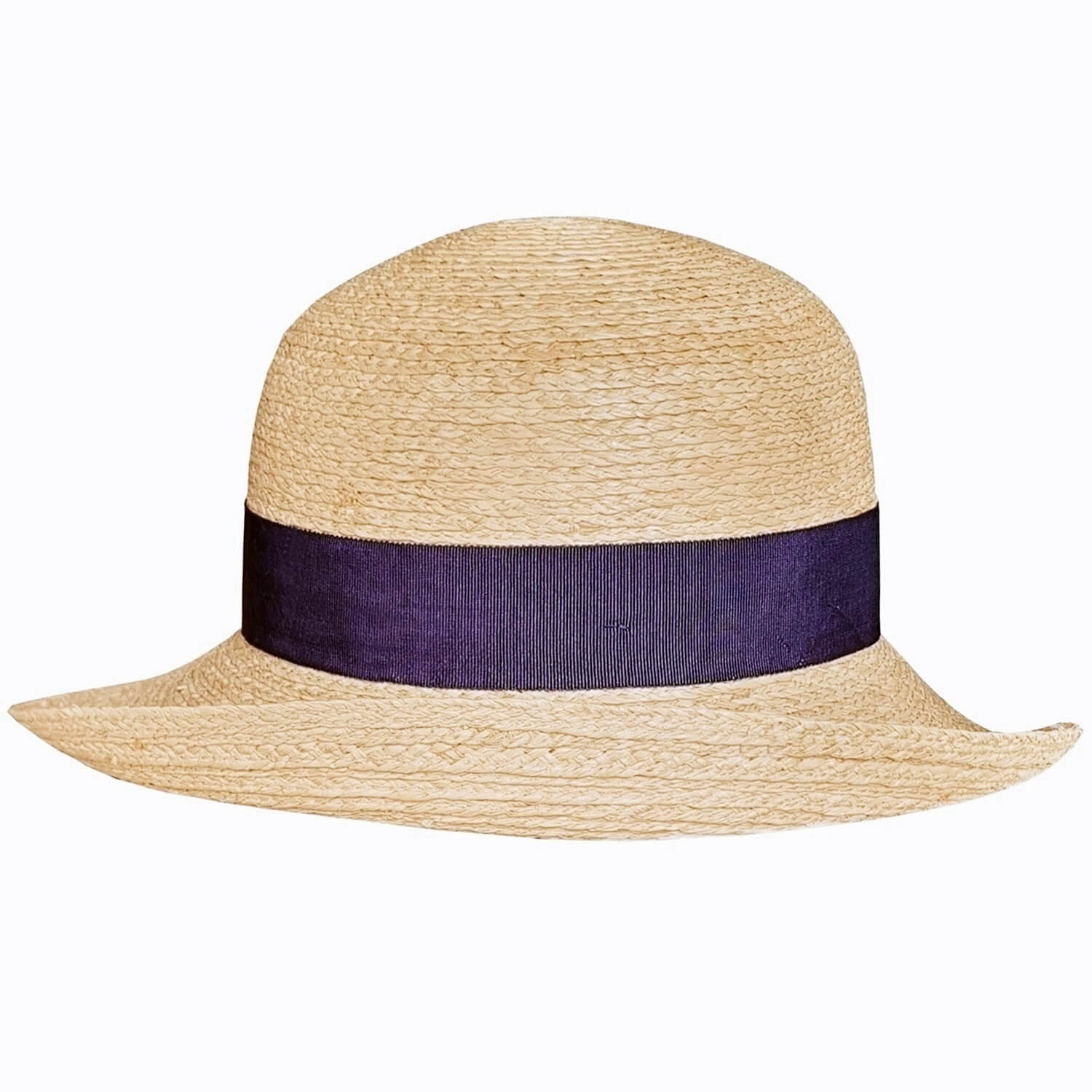 Wide Brim Sun Hat, Natural, Straw, Failsworth, Front View