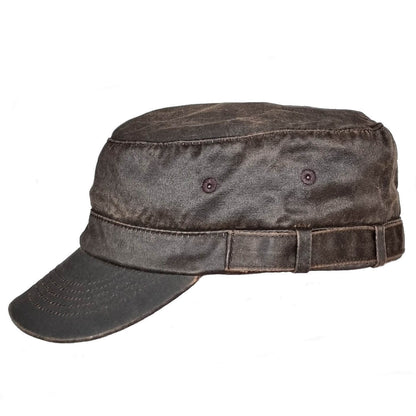 Cadet Cap, Brown, Army Cap, Side View