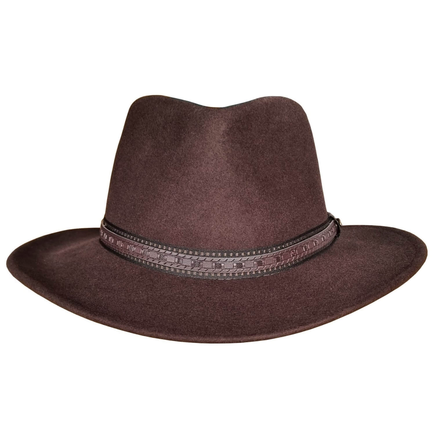 Cowboy Hat, Brown, Western Hat, Front View