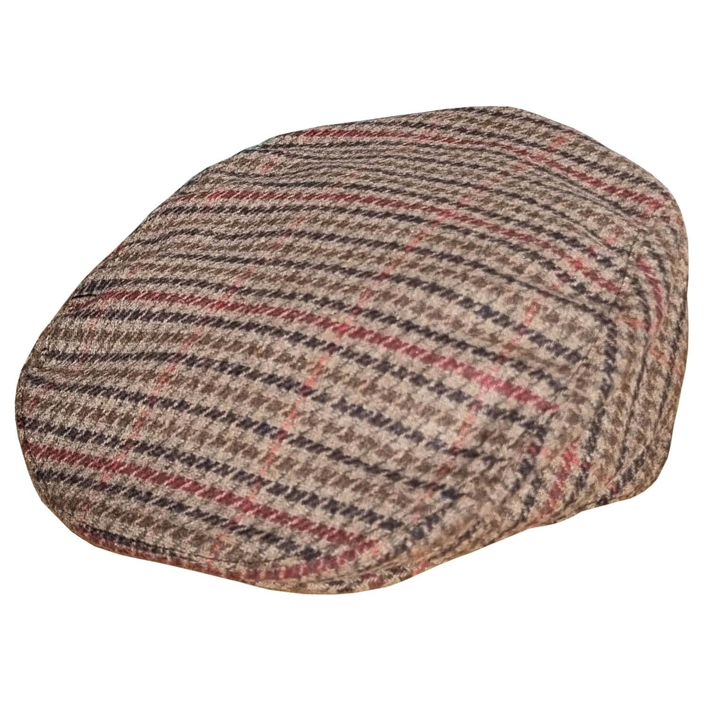 Flat Cap, Brown & Green, Tweed Cap