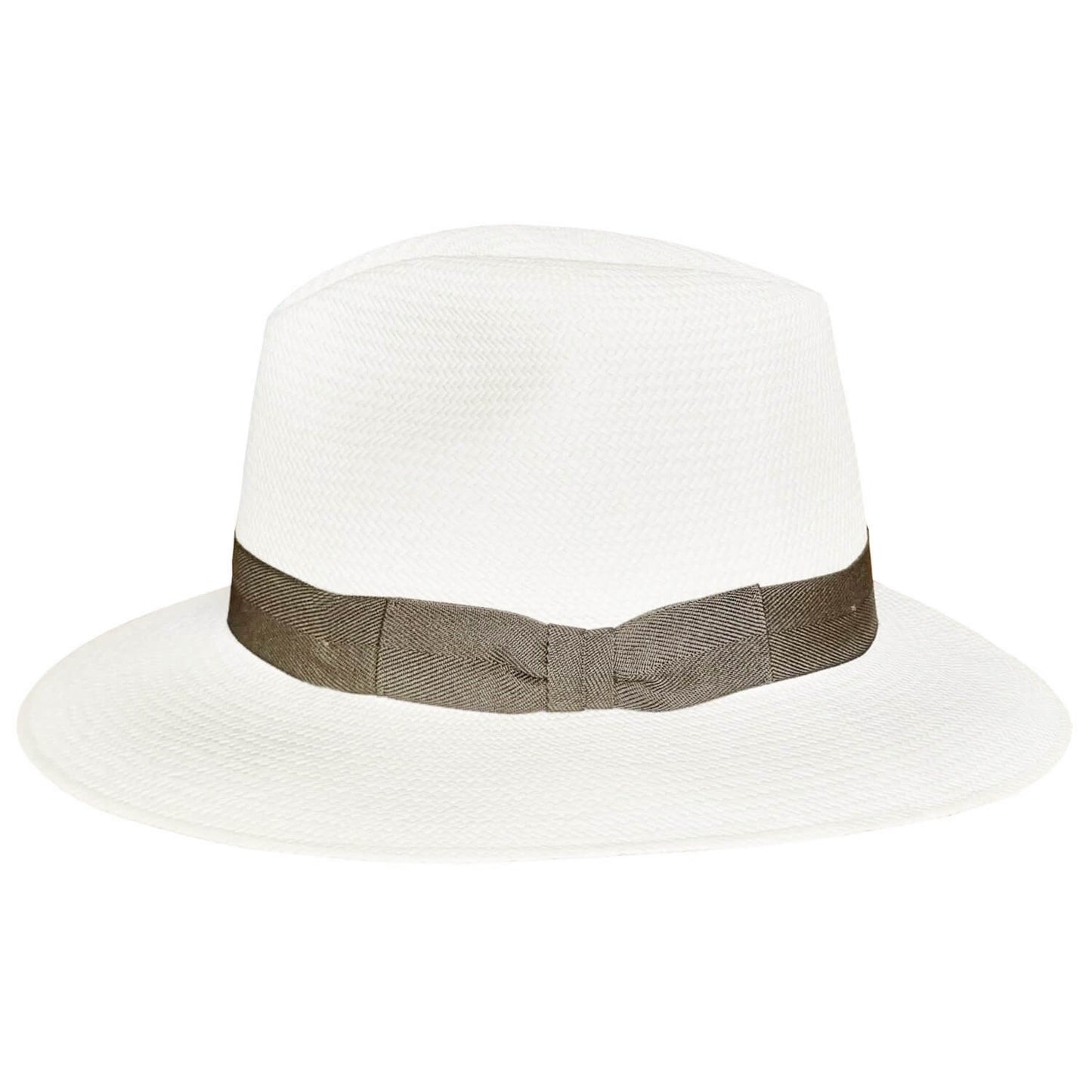 Panama Hat, Bleached, Straw, Side View