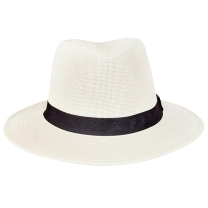 Safri Hat, Natural, Straw, Fedora, Front View