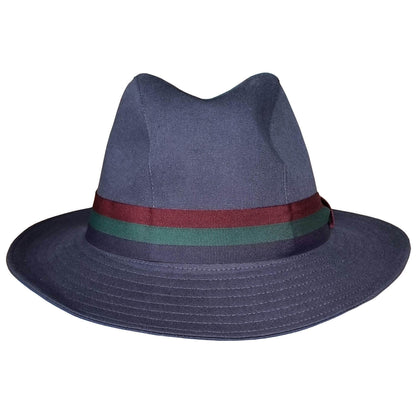 Sun Hat, Navy Blue, Showerproof, Front View