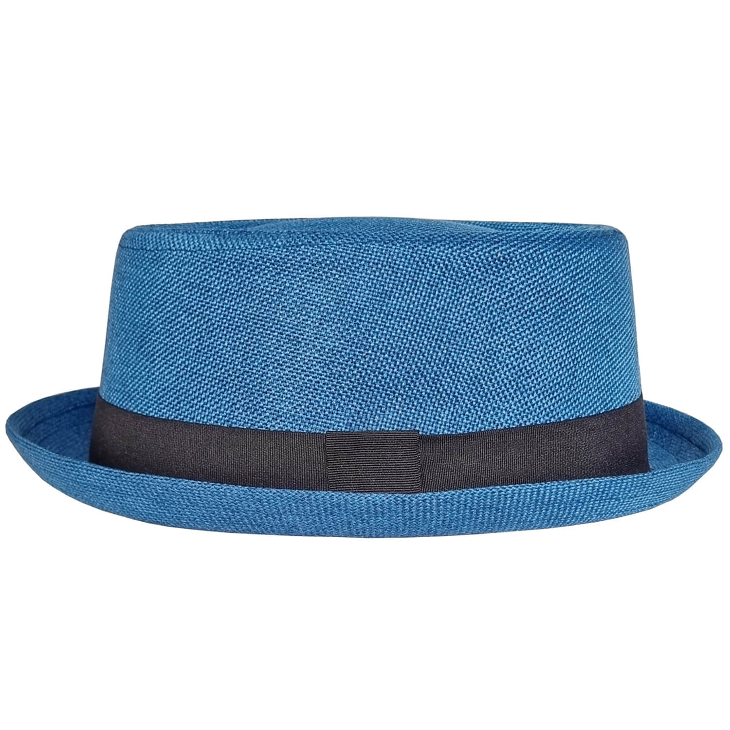 Pork Pie Hat, Blue, Side View