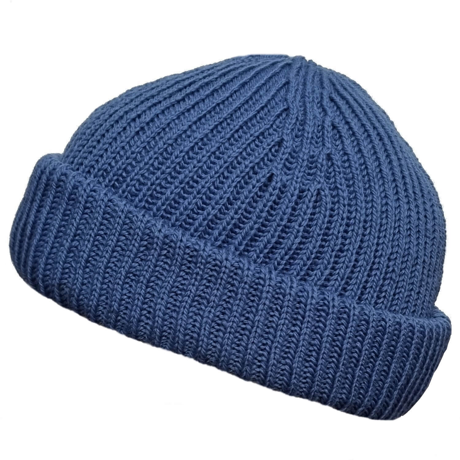 Short Ribbed Knit Beanie Hat In 100 Merino Wool Highland 2000 Gr8 Hats