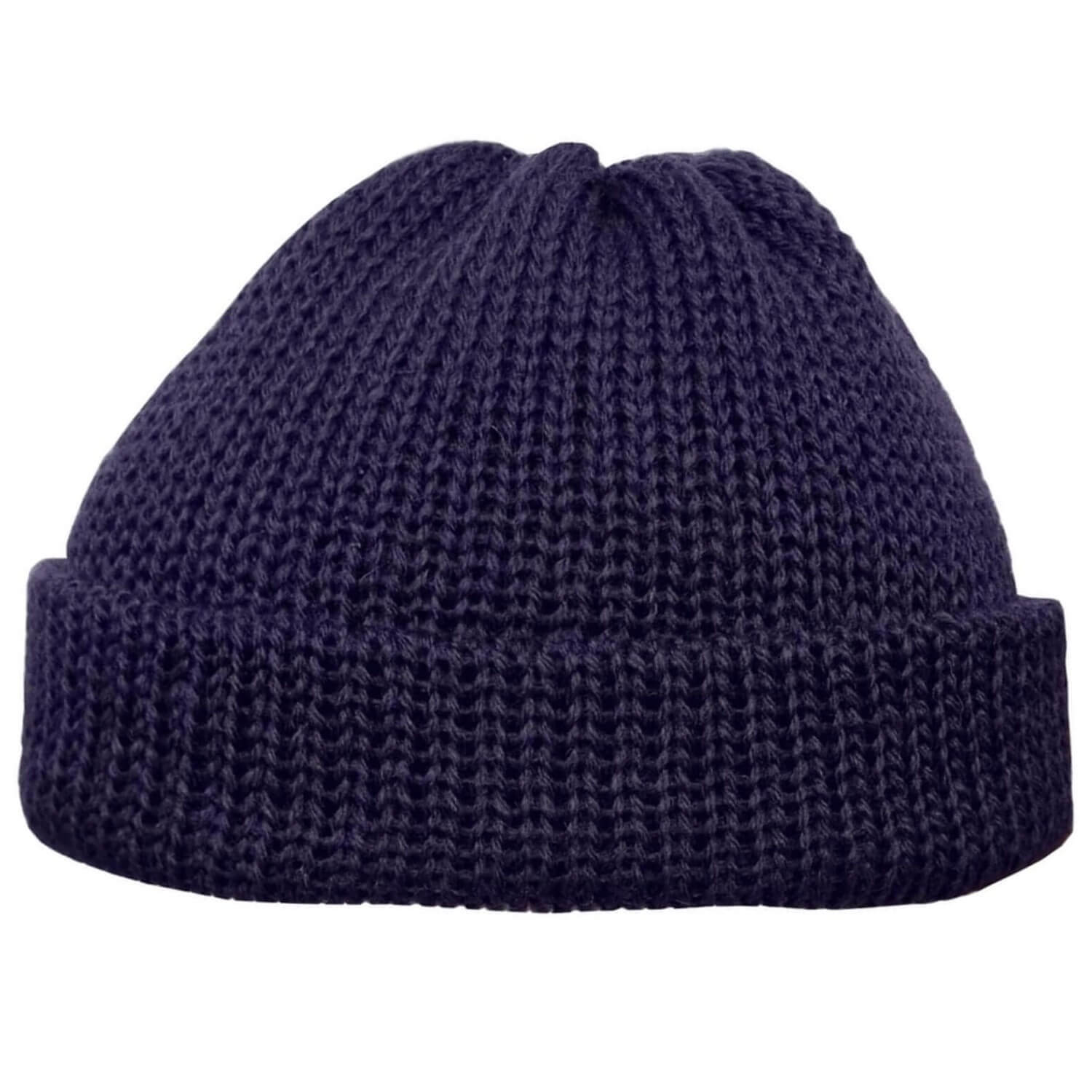 Docker Beanie, Navy, Watch Cap, Front View