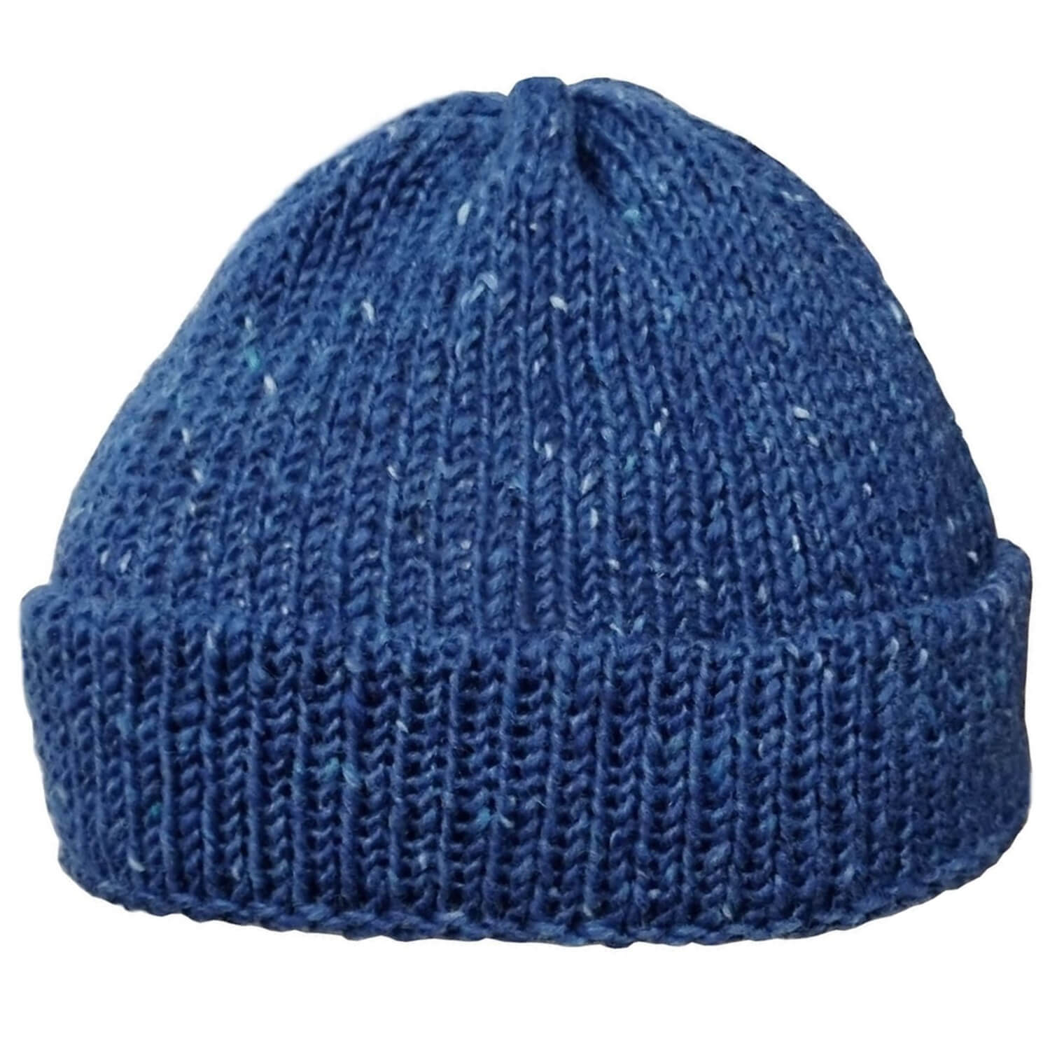 Beanie Hat, Blue, Watch Cap, Front View