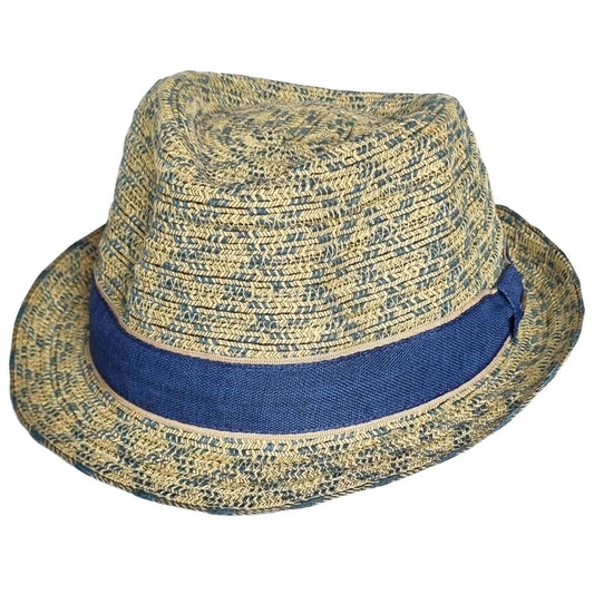 Trilby Hat, Sun Hat, Blue
