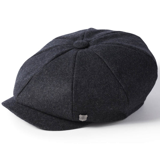Casquette Gavroche Plate Homme Gisdanchz – Vintage Irish Newsboy En Coton Noir, Style Gatsby Beret Flat Cap