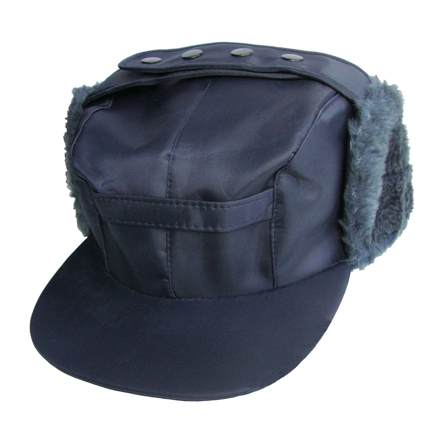 Lumberjack Hat, Navy Blue, Ear Flaps, Showerproof