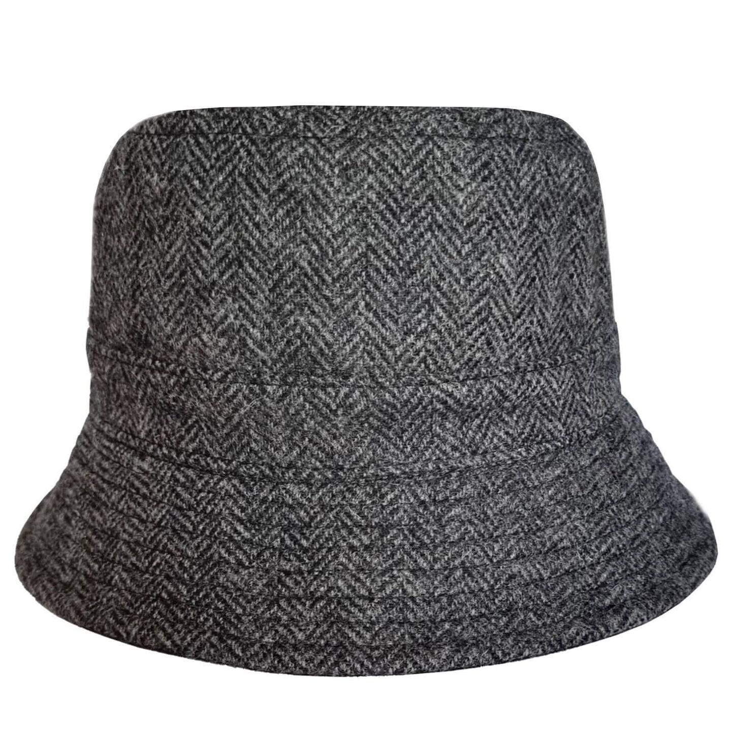 Bucket Hat, Black & Grey, Bush Hat