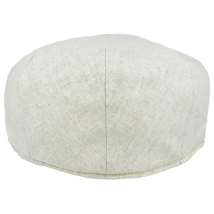 Flat Cap, Cream, Sun Hat, Rear View