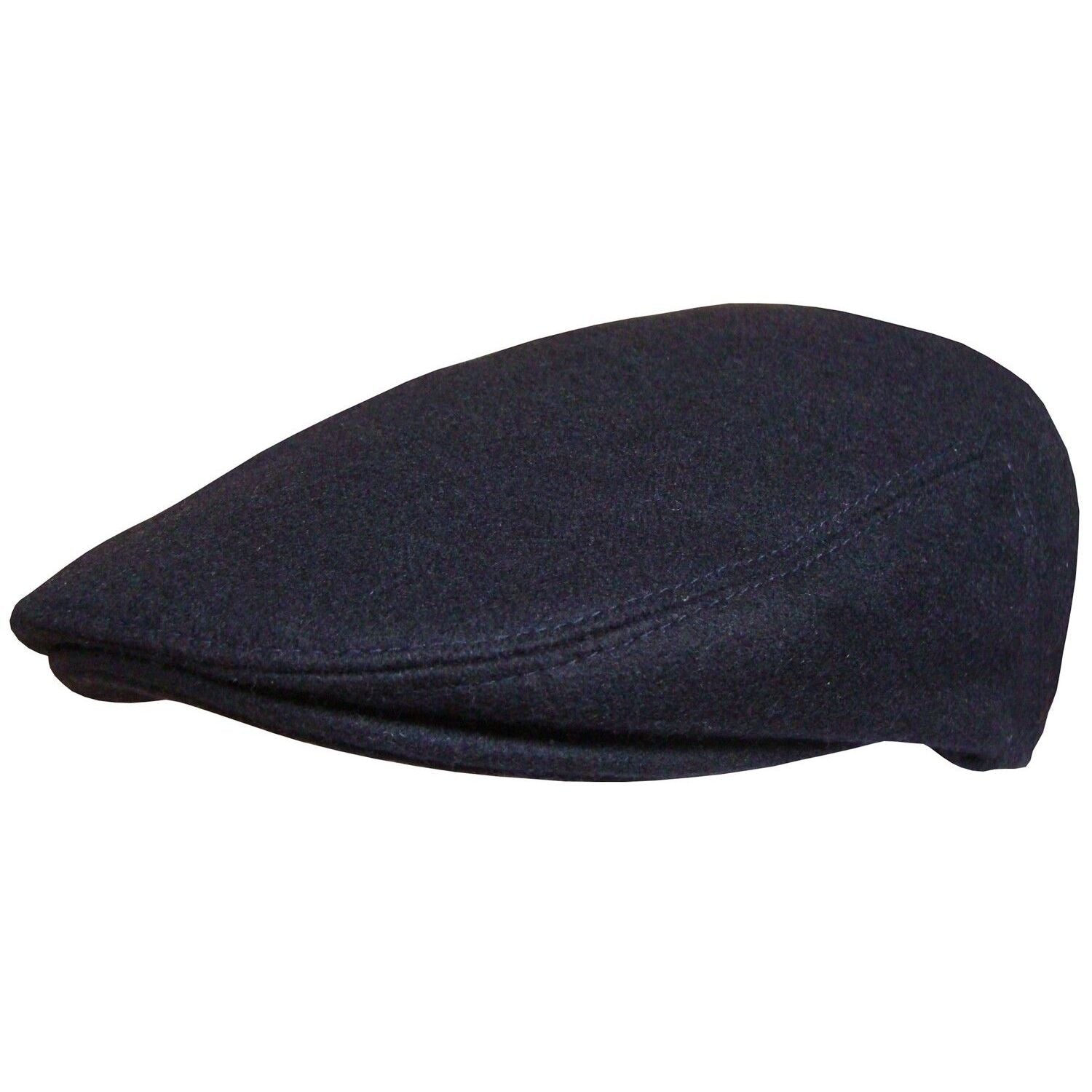 Flat Cap, Navy Blue, Plain