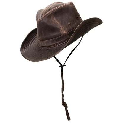 Outback Hat, Brown, Bush Hats, Chin Strap