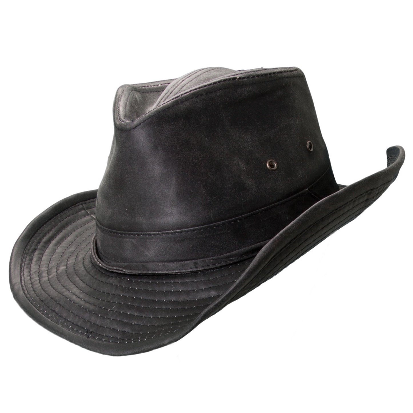 New Dorfman-Pacific Weathered Cotton Outback Hat With Chin Cord