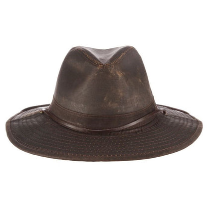 Outback Hat, Brown, Fedora, Safari, Sun Hats, Front View