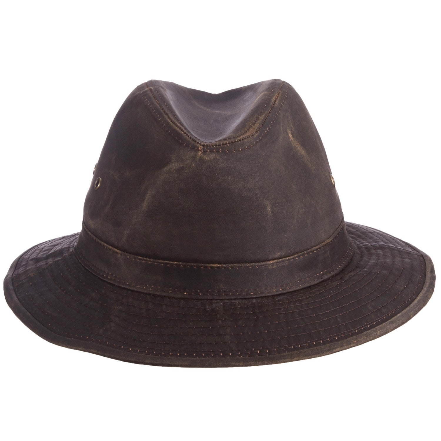 Safari Hat, Brown, Fedora, Front View