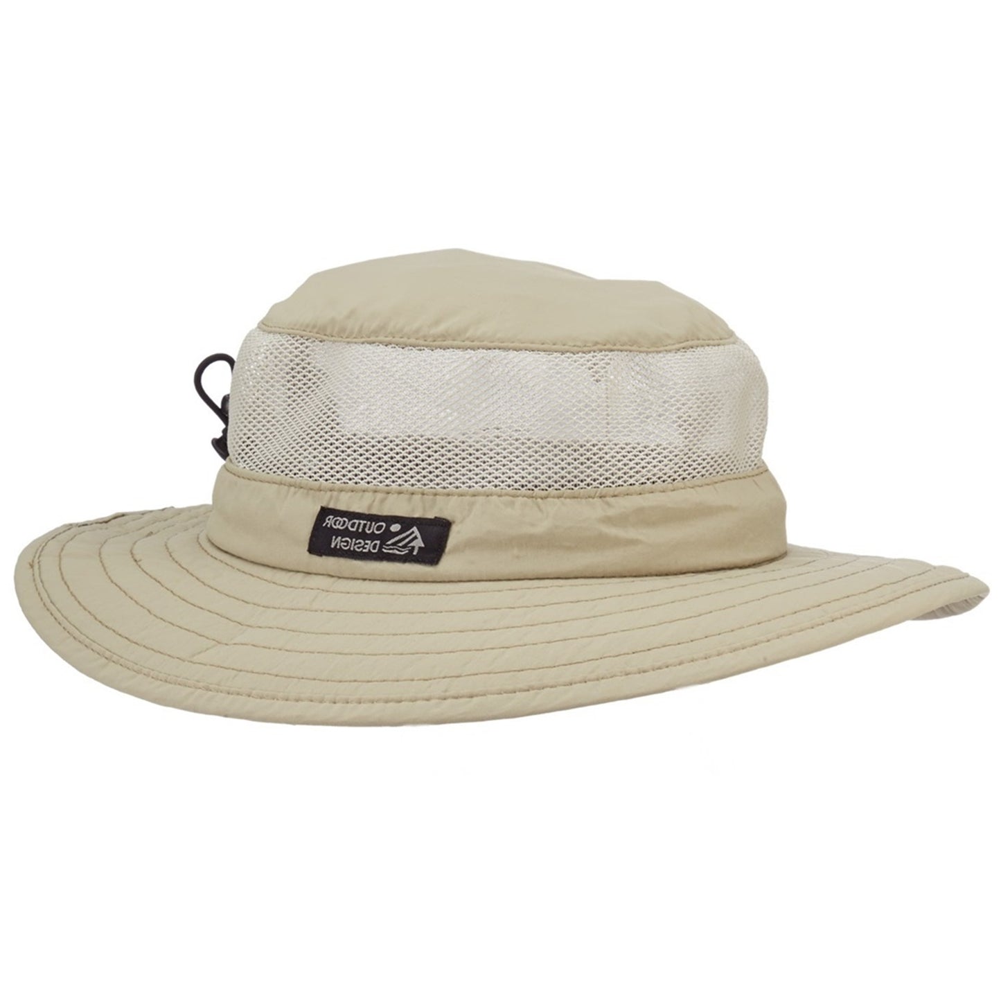 Bookie Bush Hat, Khaki, Traveller Safari Hats, Close Up