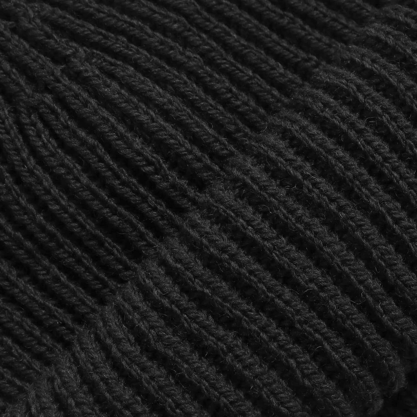 Short Beanie Hat, Black, Docker Hat, Close-up