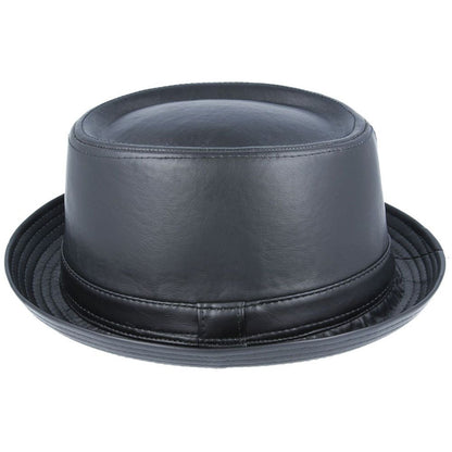 Pork Pie Hat, Black, Side View