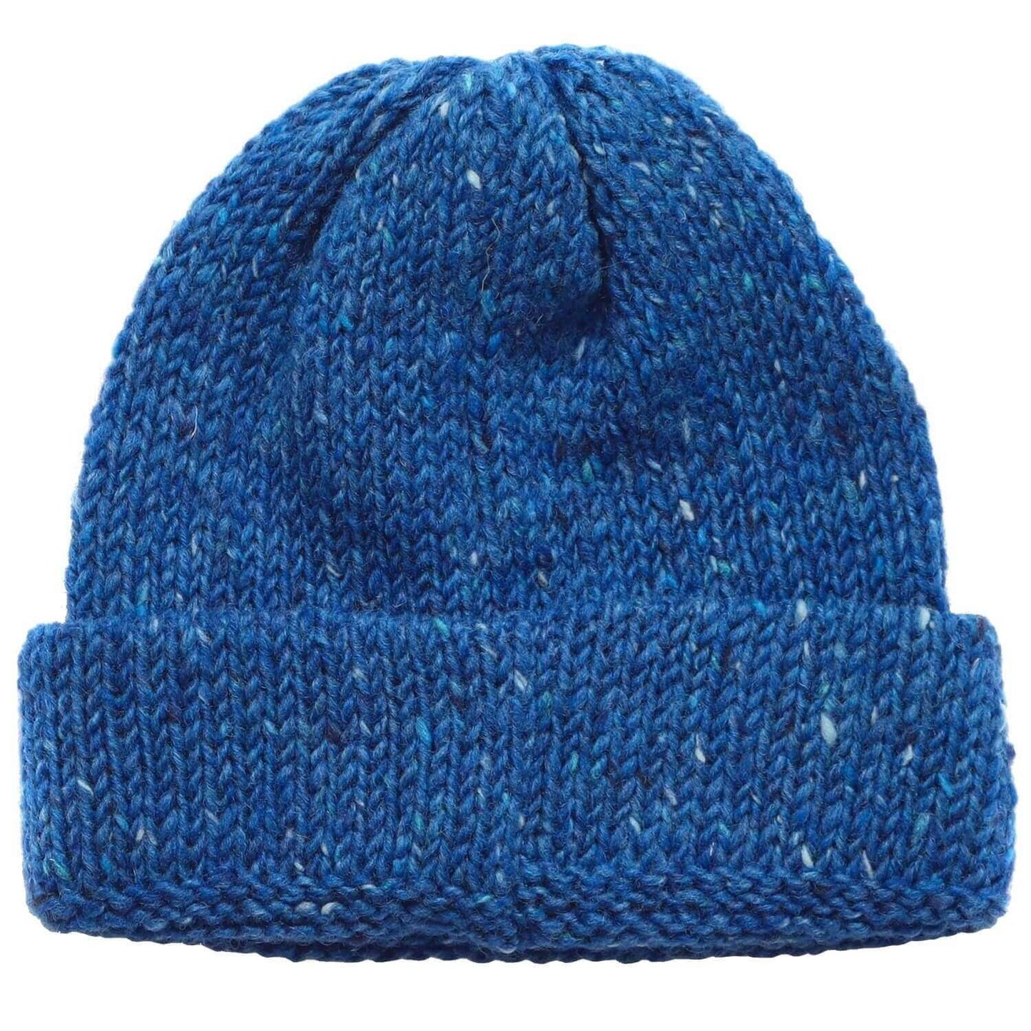 Beanie Hat, Blue, Watch Cap, Front View