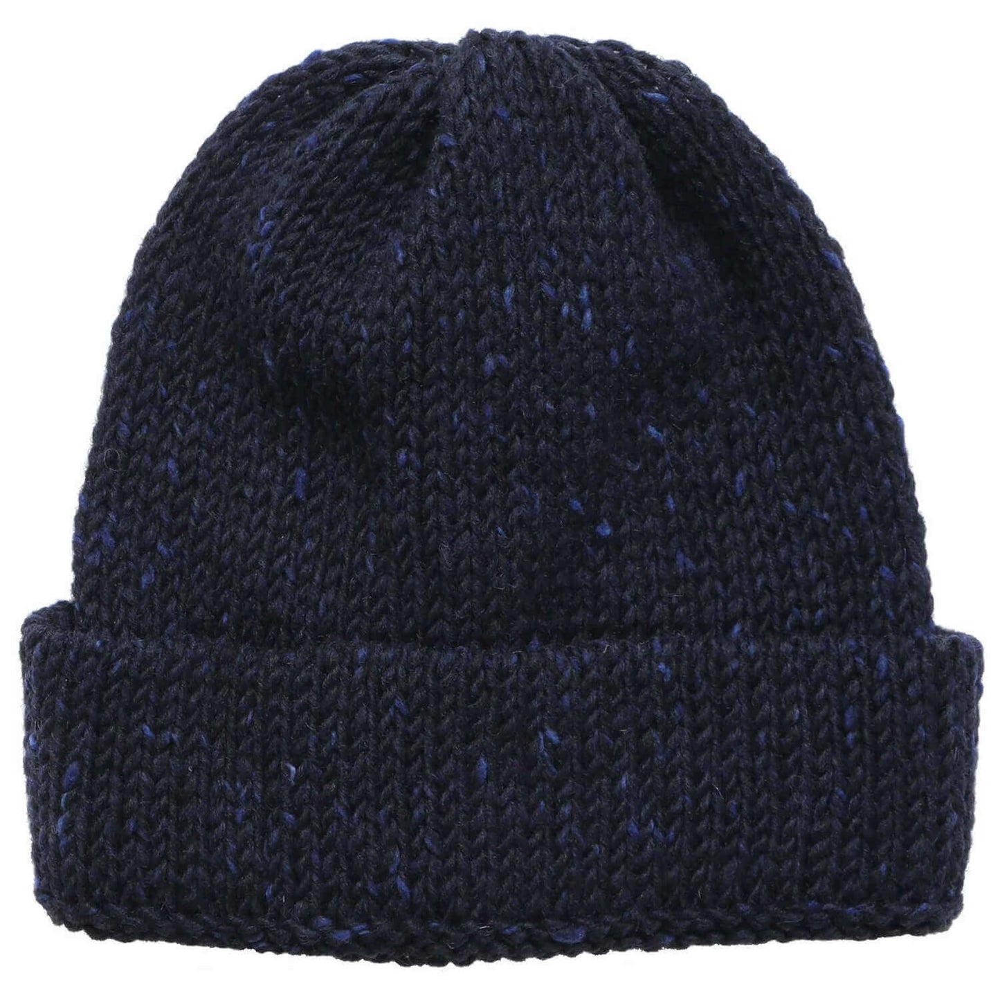 Beanie Hat, Navy, Watch Cap, Front View