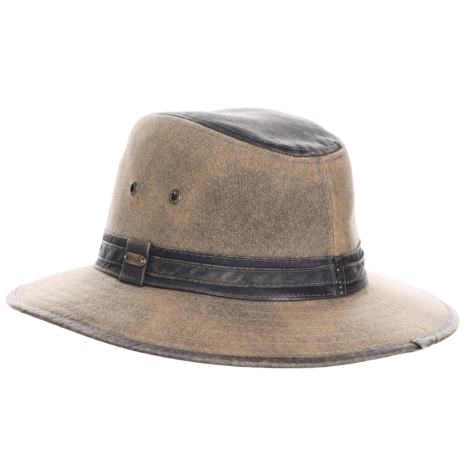 Outback Hat, Brown, Safari Hat, Bush Hat, Rear View