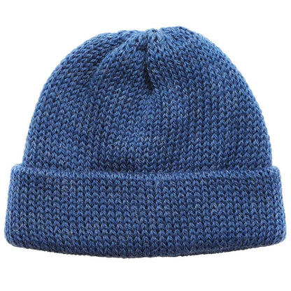 Docker Beanie, Indigo, Watch Cap, Front View