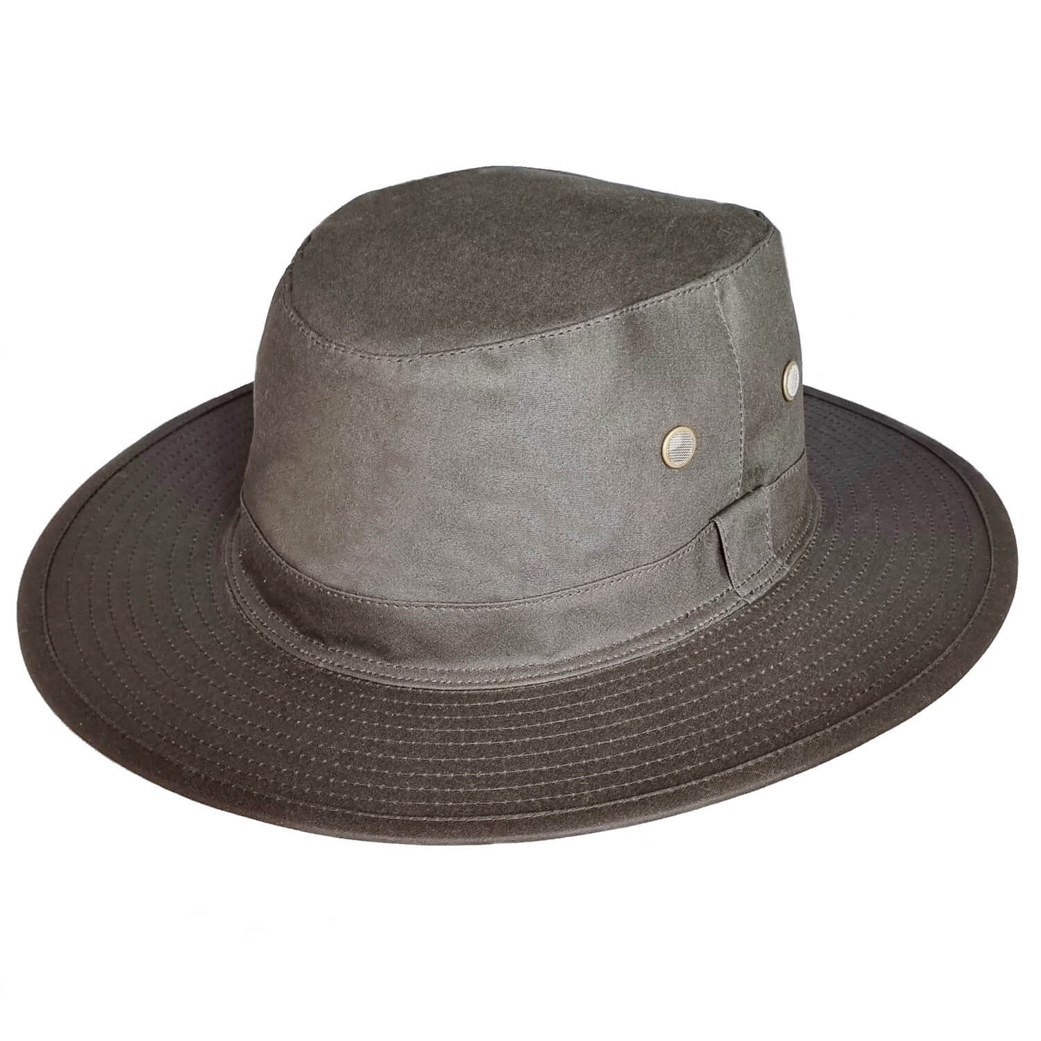 Waxed Traveller Hat, Olive Green, Boonie Hats