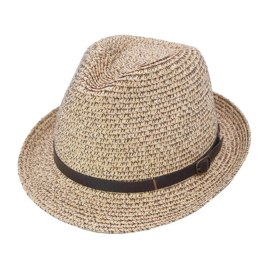 Trilby Hat, Beige, Straw, Lightweight