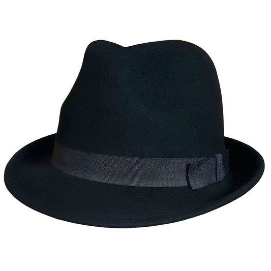 Trilby Hat, Black, 