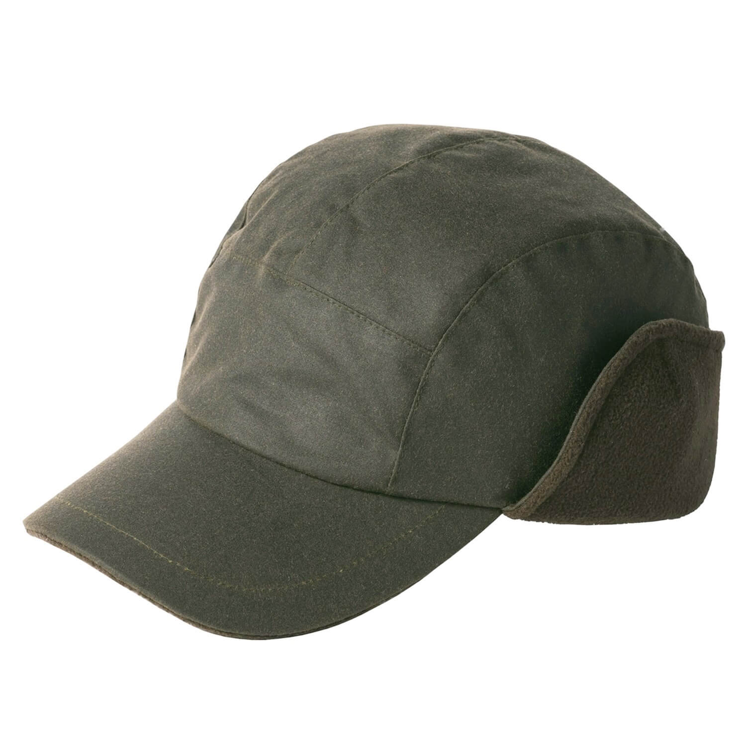 Waxed Lumberjack Hat, Olive Green, Showerproof