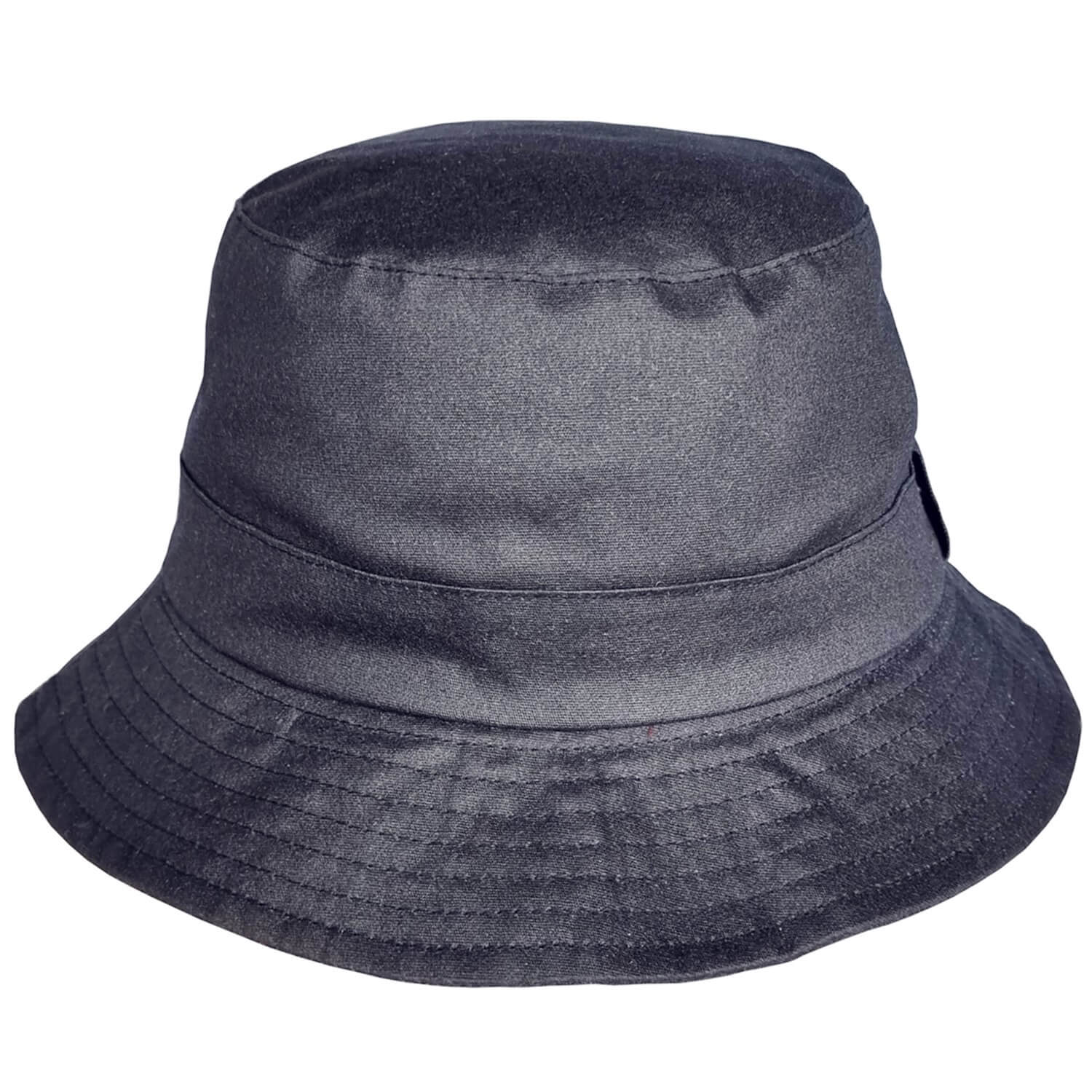 Bucket Hat, Navy Blue, Waxed